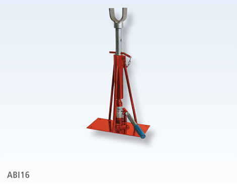 Hydraulic cable drum lifter trestle